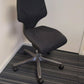 Second Hand Black Task Chair by Giroflex, adjustable swivel chair on castors