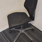 Second Hand Black Task Chair by Giroflex, adjustable swivel chair on castors
