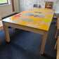 Used Large Multi-coloured boardroom conference table W= 240cm x D = 120cm H= 73cm