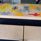Used Large Multi-coloured boardroom conference table W= 240cm x D = 120cm H= 73cm
