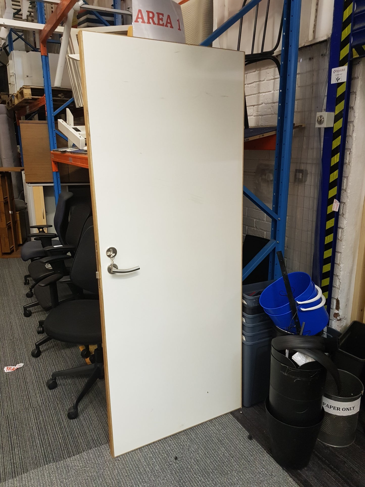 Used Off white Fire doors