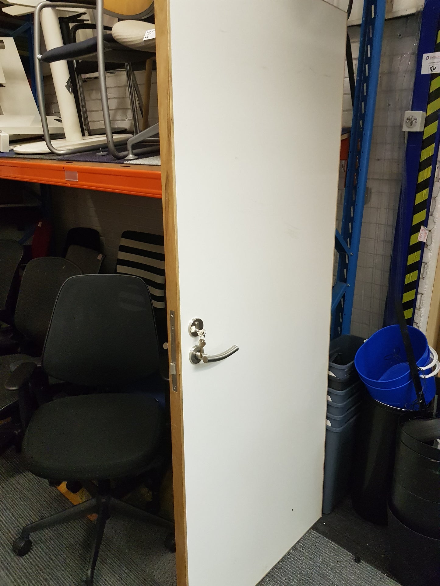 Used Off white Fire doors
