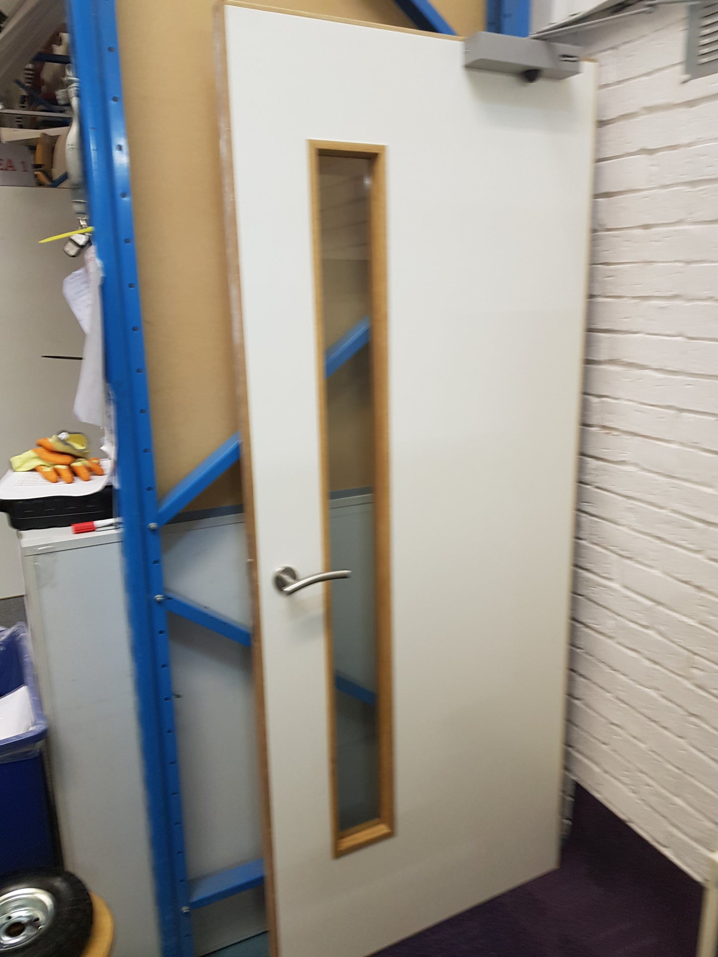 Used Off white Fire doors