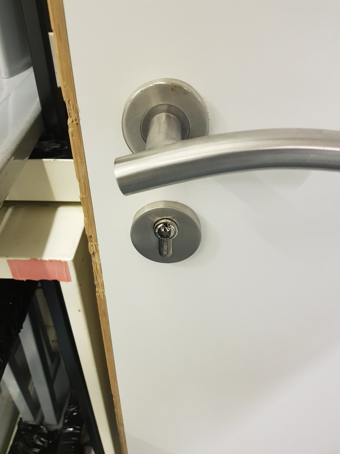 Used Off white Fire doors