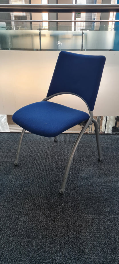 VERCO Blue Stick Chairs, for use in meetings/waiting & reception areas