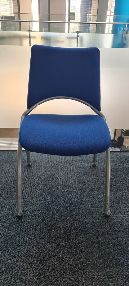 VERCO Blue Stick Chairs, for use in meetings/waiting & reception areas