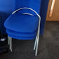 VERCO Blue Stick Chairs, for use in meetings/waiting & reception areas