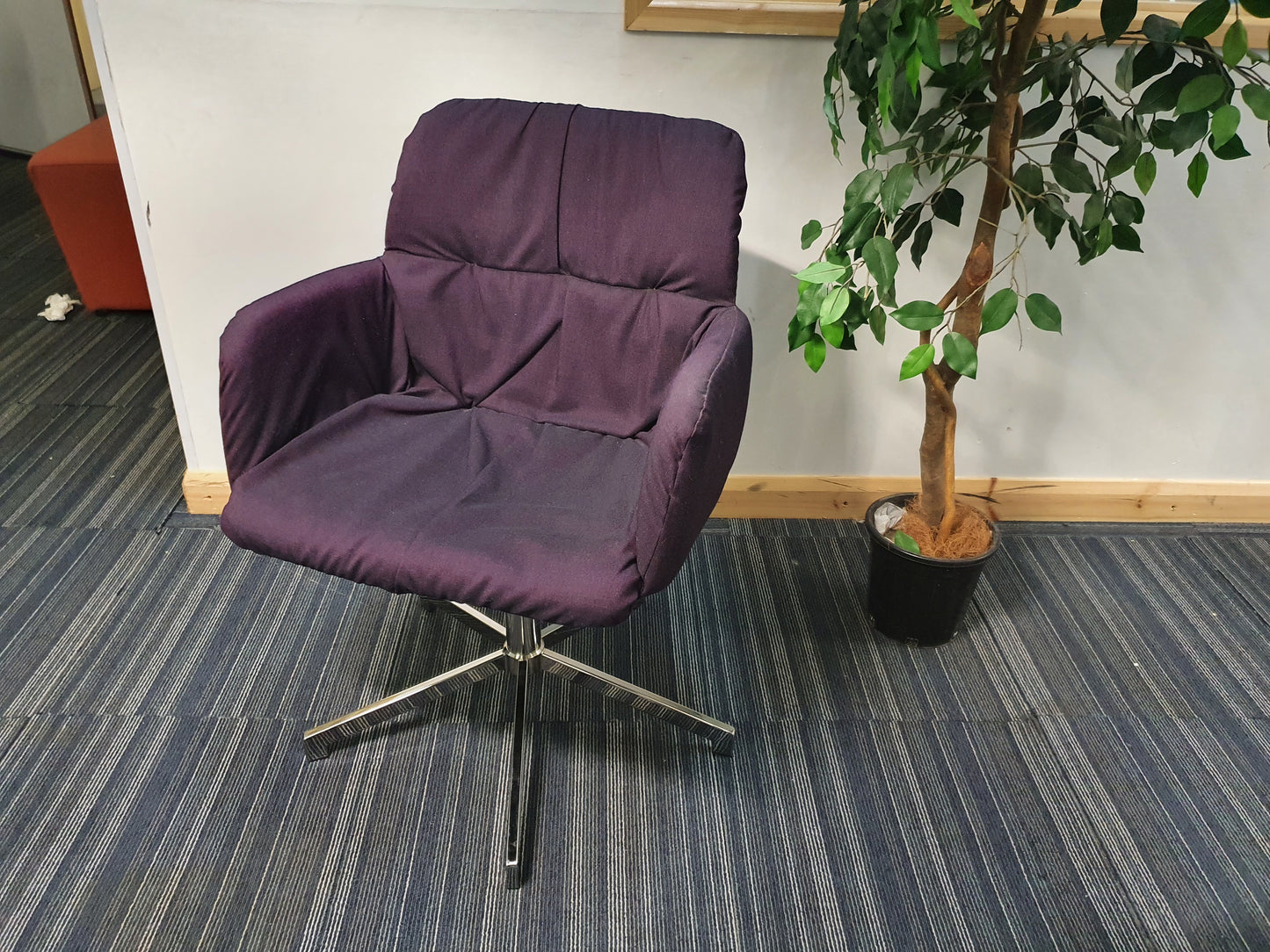 Purple Johanson haddoc oyster meeting chairs