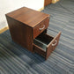 Balma Walnut Office Pedestal Desk Drawer Unit