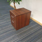 Mobile 2 Drawer Office walnut Pedestal