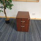 Balma Walnut Office Pedestal Desk Drawer Unit