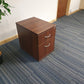 Balma Walnut Office Pedestal Desk Drawer Unit