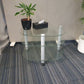 Mobile  Glass Coffee Table for office reception area