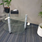 Mobile  Glass Coffee Table for office reception area