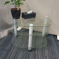 Mobile  Glass Coffee Table for office reception area