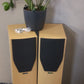 Pre-owned Pair of Mission M73i tower Floor stand sound audio studio equipment speakers Beech Wood finish