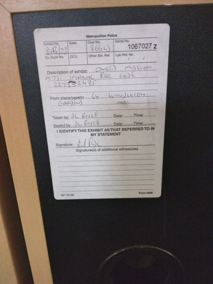 Pre-owned Pair of Mission M73i tower Floor stand sound audio studio equipment speakers Beech Wood finish