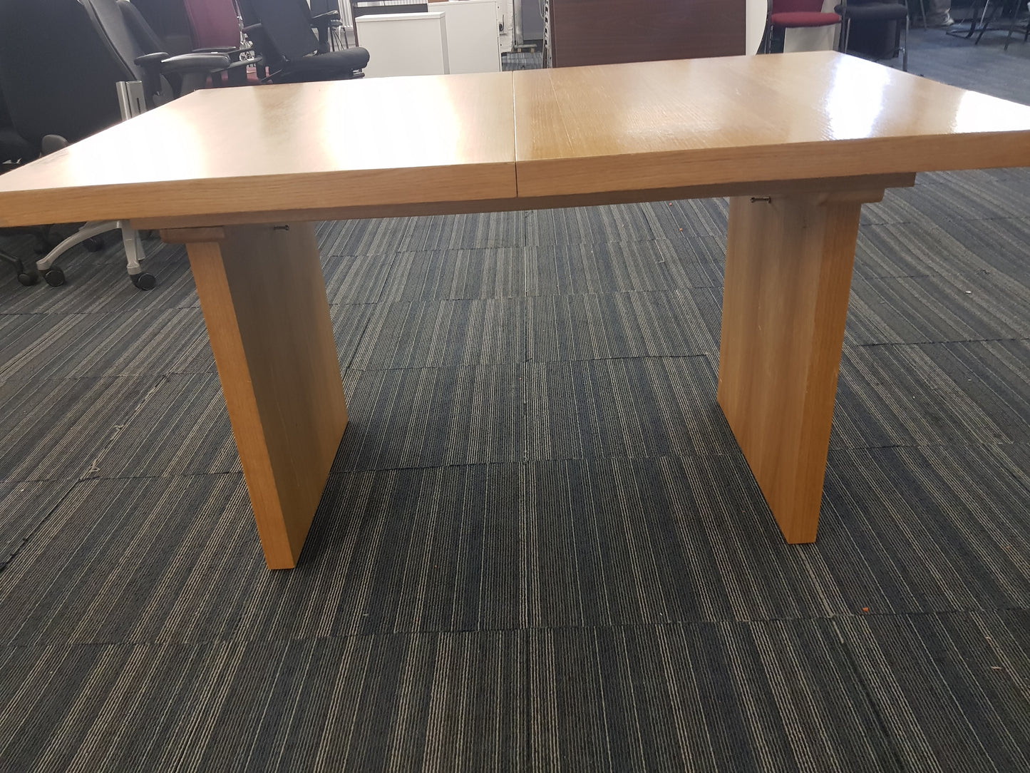 Extendable Beech Dining Room Table