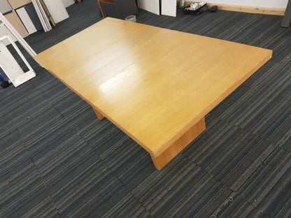 Extendable Beech Dining Room Table 150cm x 60cm extends to = 180cm-140cm x 90cm