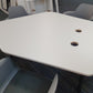 modular conference room table in white