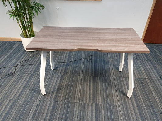 Gresham Walnut Whitewash / Mahogany Office Desk