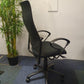 Black high back executive swivel desk chair