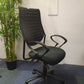 Black high back executive swivel desk chair