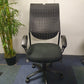 Black high back executive swivel desk chair