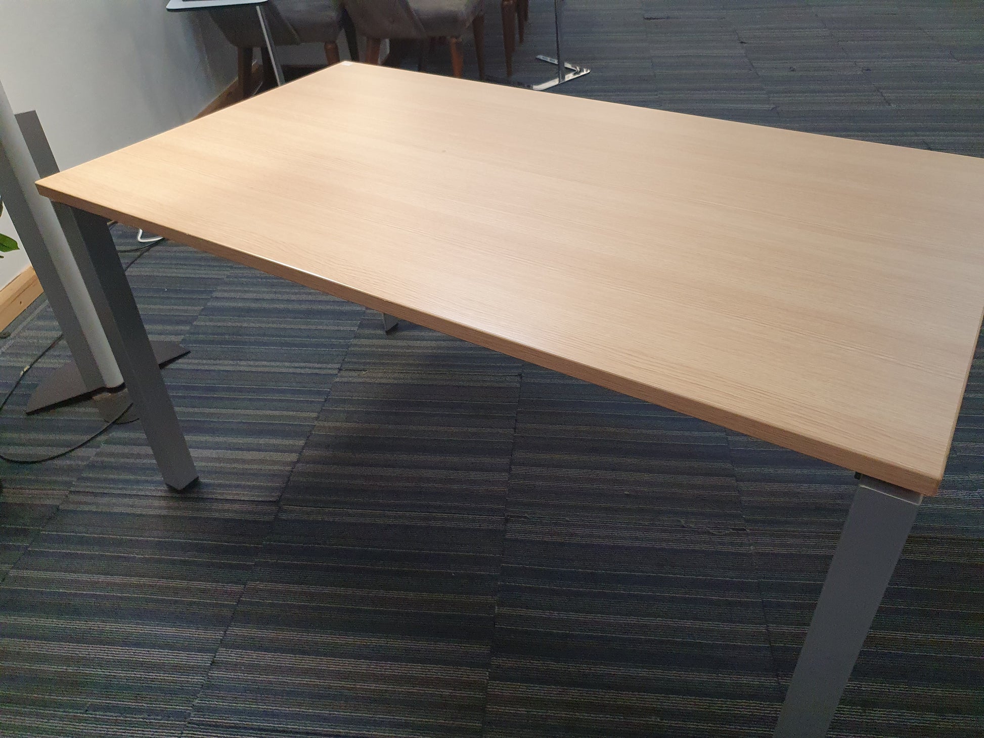 Used Home office table with grey legs