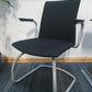 Black fabric meeting chair