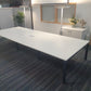 Large White Boardroom Meeting Table