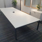 Large White Boardroom Meeting Table