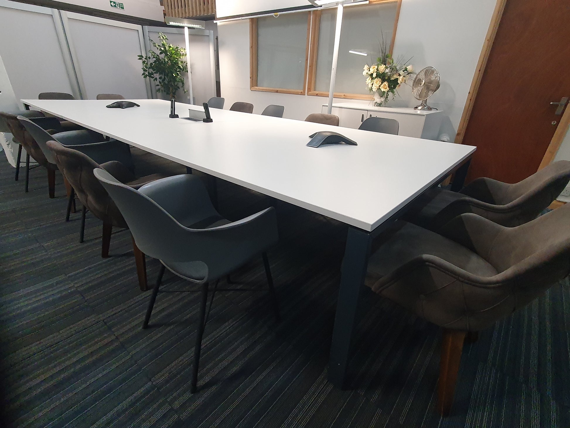 12 seater used conference table