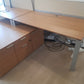 Executive High-Quality 2 person Corner Desk set - with Sideboard Storage