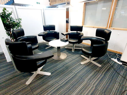 Red Kinnarps Drabert Hotspot Swivel Armchair