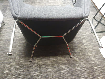 Replica inspired Wing Office Lounge Statement Accent chair by Carl Hansen, model CH445