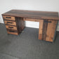 Clif Roller Writing Desk Executive Industrial office desk, with drawers and cabinet