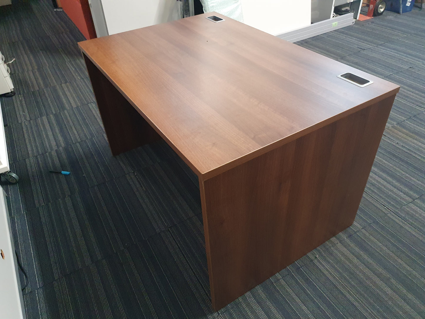 1200mm Office Desk Walnut Colour