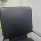 Back of leather office task chair