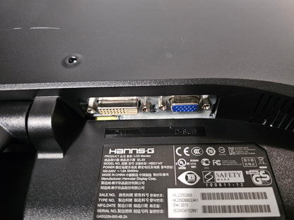 Used Hanns.G HSG1147 Monitor with VGA and DVI ports