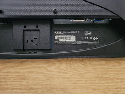 IIYAMA B2280HS Monitor with VGA and DVI ports