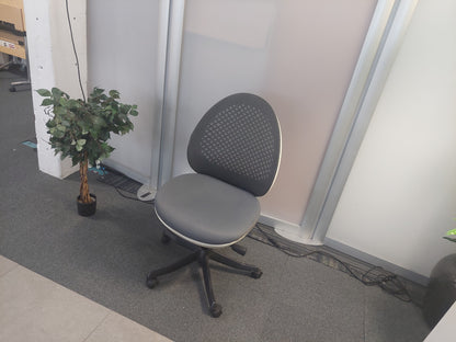 Modern egg-shaped office chair on swivel base  £120 each