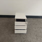 3 drawer Office pedestal in white