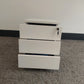 3 drawer Office pedestal in white