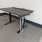 Sit stand office table in black