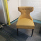 Yellow Upholstered Lounge Chair