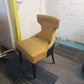 Yellow Upholstered Lounge Chair