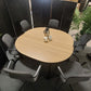 IKEA Circle Round Boardroom office meeting room conference table desk seats six persons