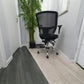 Black Swivel Office Chair, Mesh back and seat