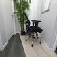 Black Swivel Office Chair, Mesh back and seat